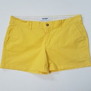 Old Navy Yellow Shorts - Size 14